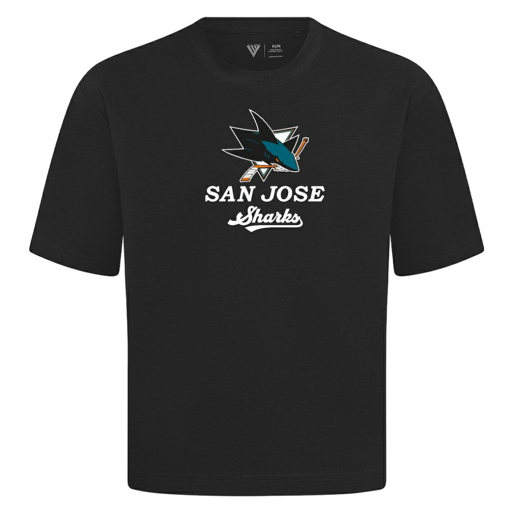 San Jose Sharks Levelwear Team Surge Luxe Signature Knit T-Shirt