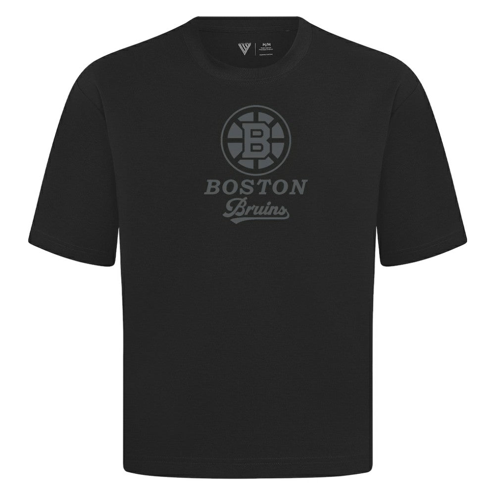Boston Bruins Levelwear Shadow Surge Luxe Signature Knit T-Shirt