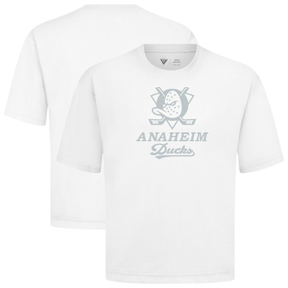 Anaheim Ducks Levelwear Shadow Surge Luxe Signature Knit T-Shirt