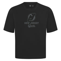New Jersey Devils Levelwear Shadow Surge Luxe Signature Knit T-Shirt