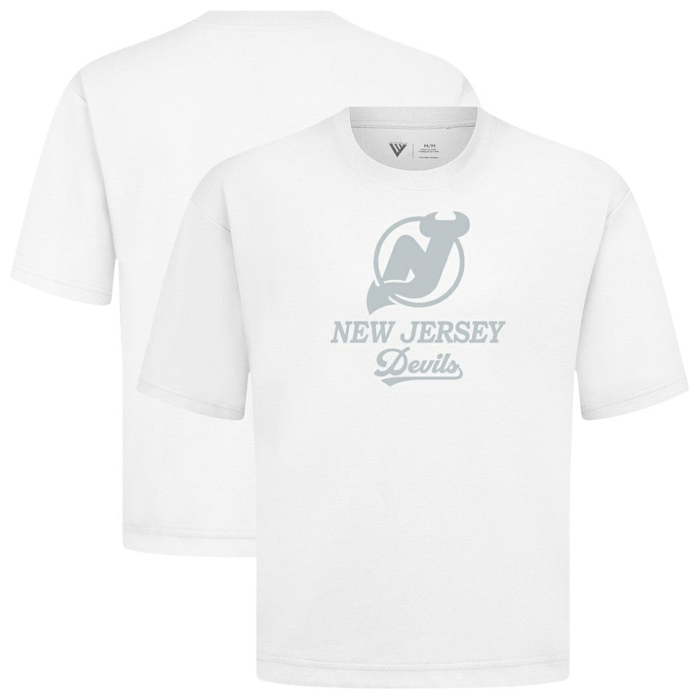 New Jersey Devils Levelwear Shadow Surge Luxe Signature Knit T-Shirt