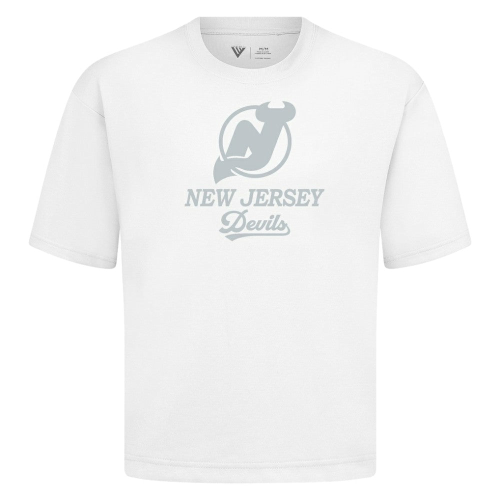 New Jersey Devils Levelwear Shadow Surge Luxe Signature Knit T-Shirt