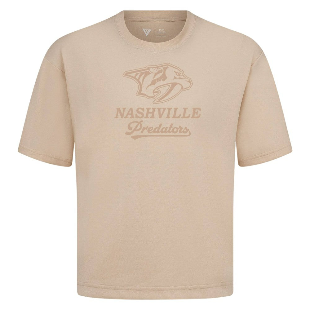 Nashville Predators Levelwear Shadow Surge Luxe Signature Knit T-Shirt
