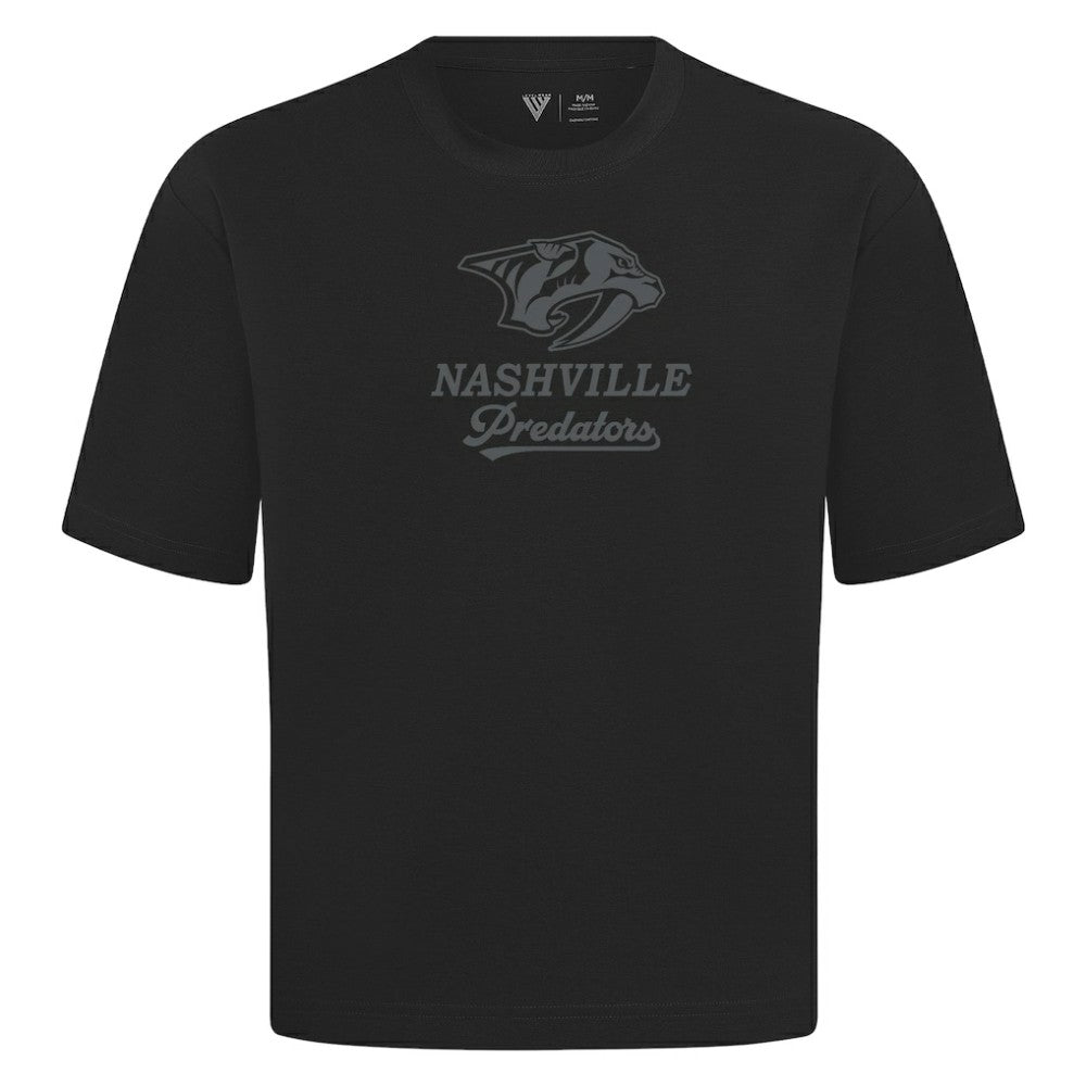 Nashville Predators Levelwear Shadow Surge Luxe Signature Knit T-Shirt