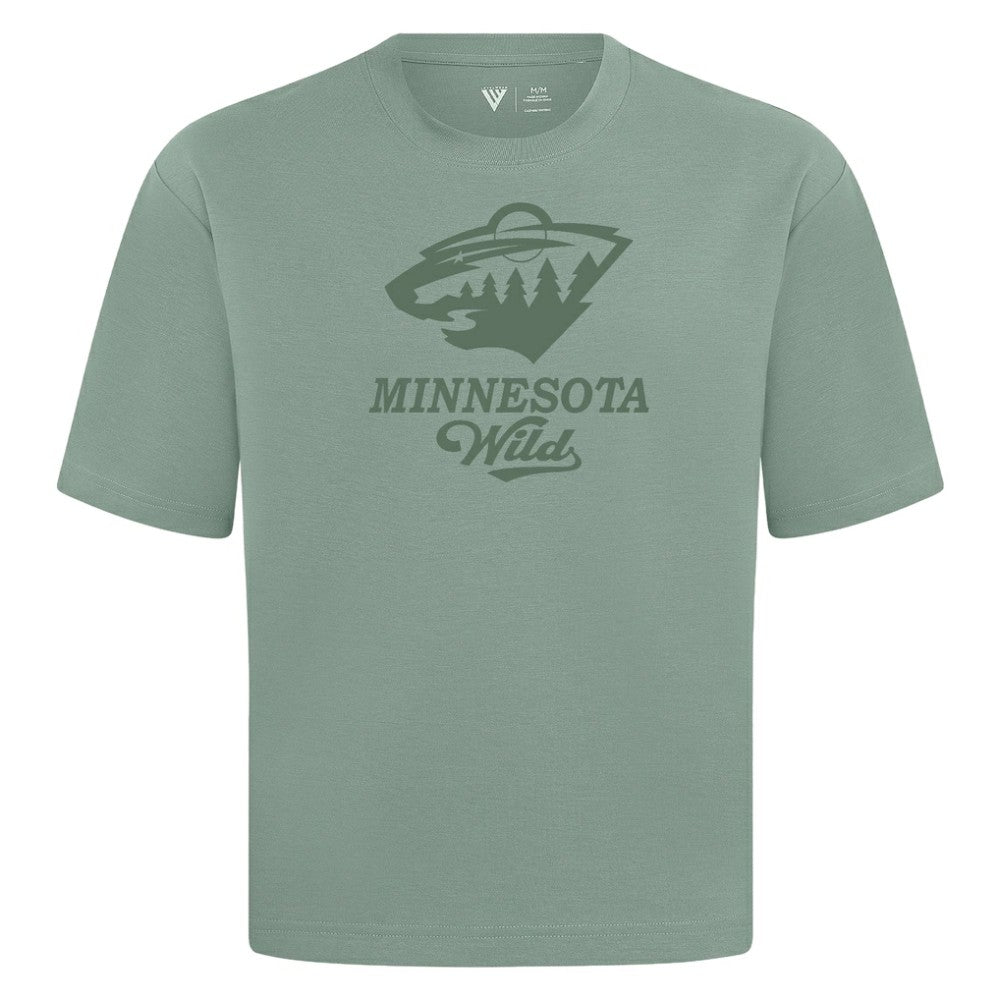 Minnesota Wild Levelwear Shadow Surge Luxe Signature Knit T-Shirt