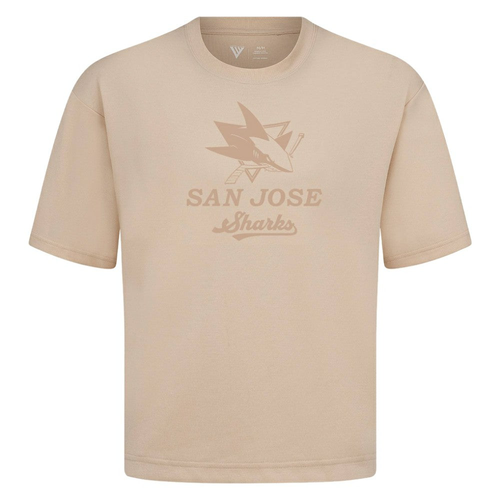 San Jose Sharks Levelwear Shadow Surge Luxe Signature Knit T-Shirt
