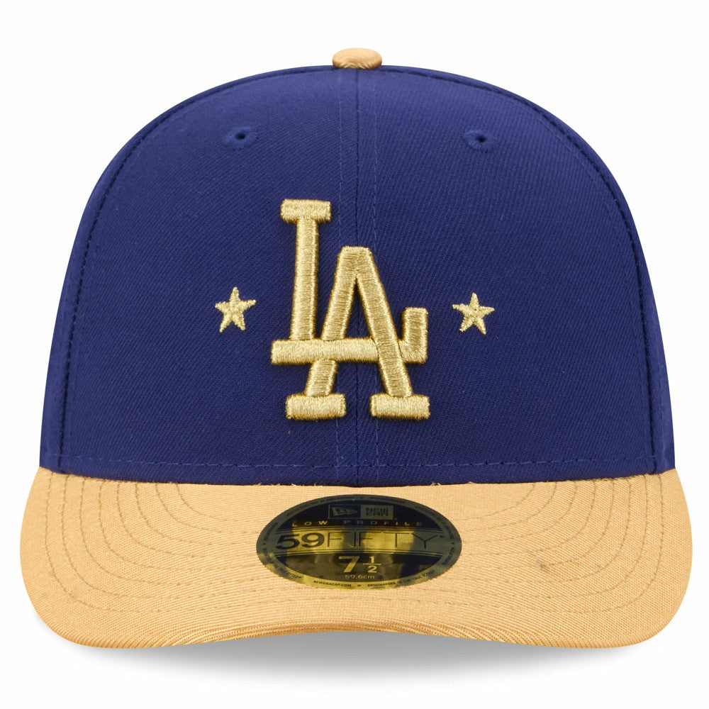 Los Angeles Dodgers 2026 Gold Collection Low Profile 59FIFTY Fitted Hat - Royal | New Era