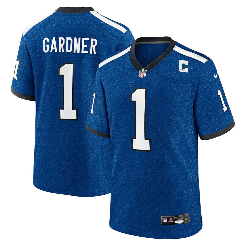 NFL Indianapolis Colts Ahmad Sauce Gardner  Alternate 2 Indiana Nights Game Jersey