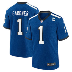 NFL Indianapolis Colts Ahmad Sauce Gardner  Alternate 2 Indiana Nights Game Jersey