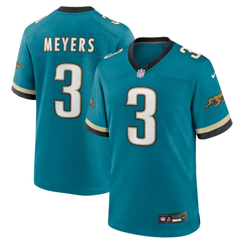NFL Jacksonville Jaguars Jakobi Meyers  Alternate 2 Prowler Throwback Game Jersey
