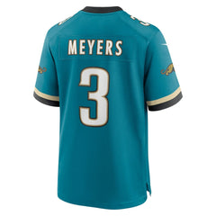 NFL Jacksonville Jaguars Jakobi Meyers  Alternate 2 Prowler Throwback Game Jersey