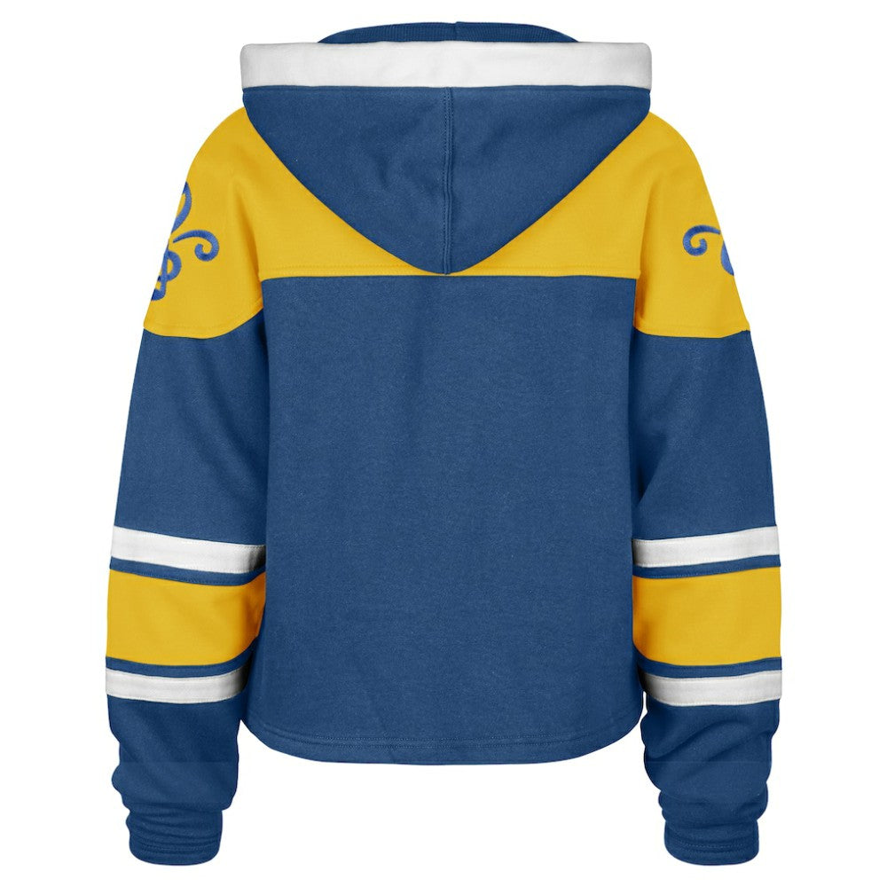 St. Louis Blues '47 Women's Cropped Lacer Hoodie
