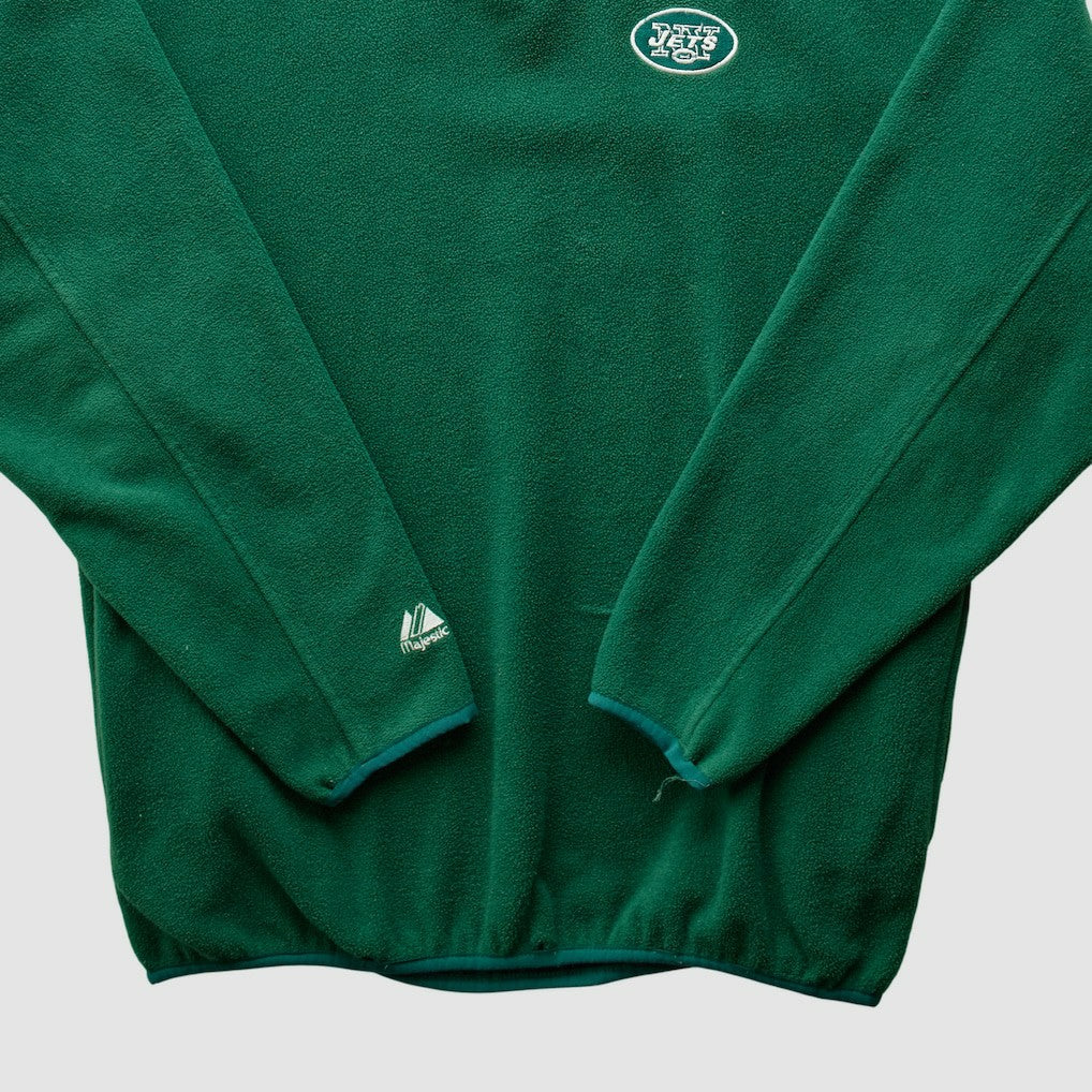 NFL New York Jets Majestic 2000s 1/4 Zip Sweatshirt