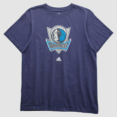 Dallas Mavericks 2000s T-shirt sale - Navy Vintage | Adidas cheap