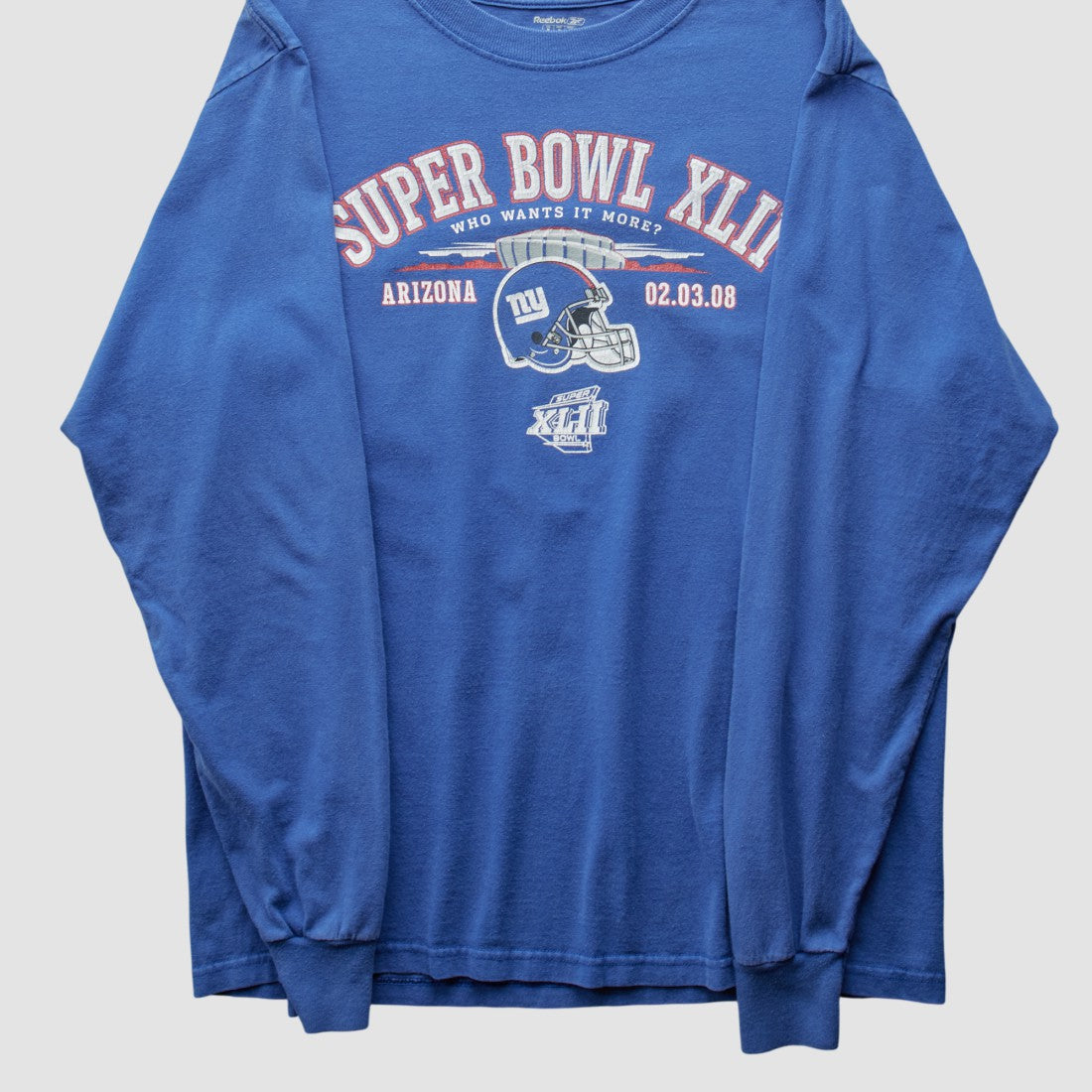 NFL New York Giants Reebok 2008 Long Sleeve T-shirt