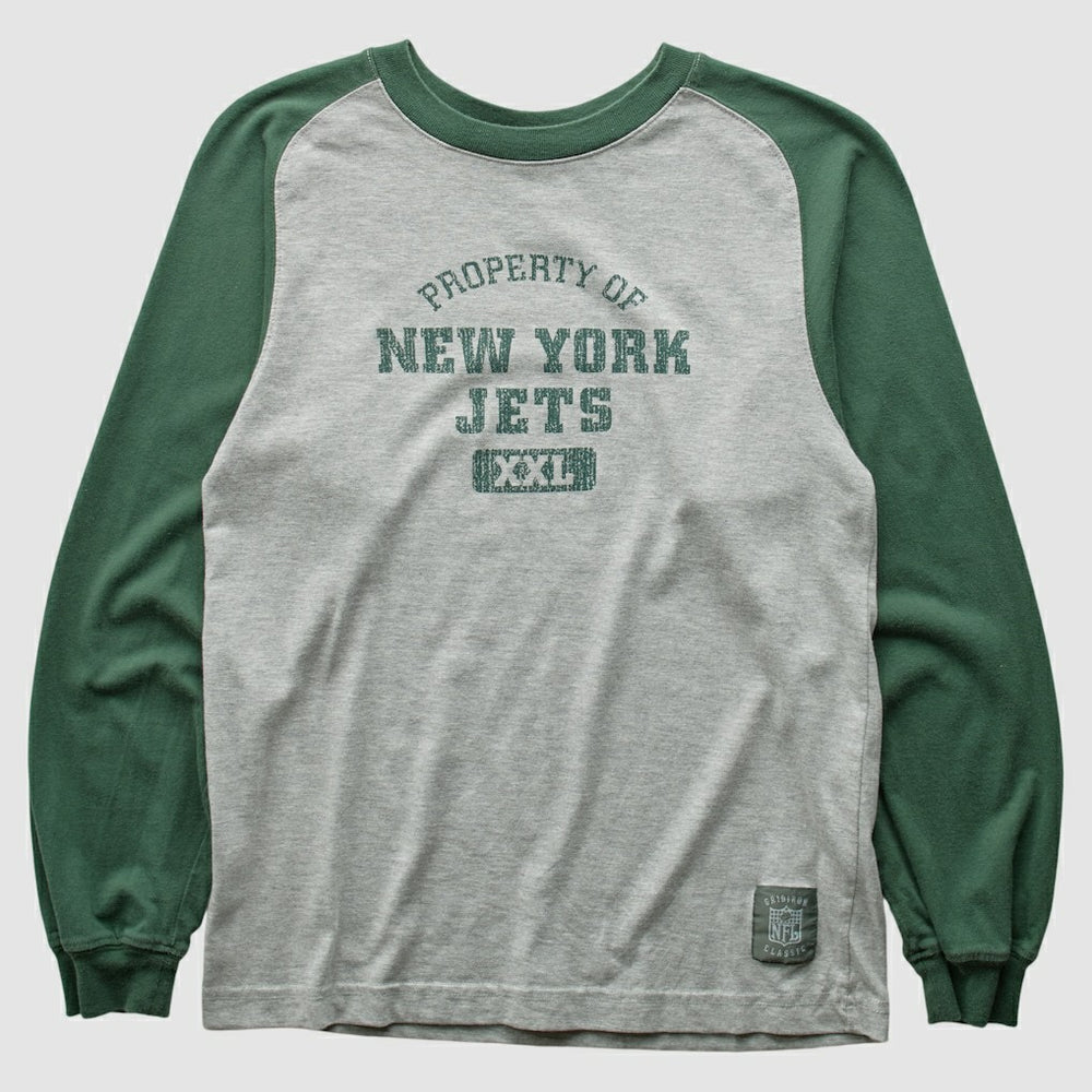NFL New York Jets Grid Iron 2000s Long Sleeve T-shirt