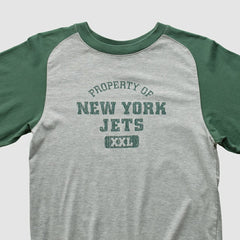 NFL New York Jets Grid Iron 2000s Long Sleeve T-shirt
