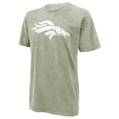 NFL Denver Broncos Bo Nix  Majestic Threads Mineral Wash Name & Number T-Shirt