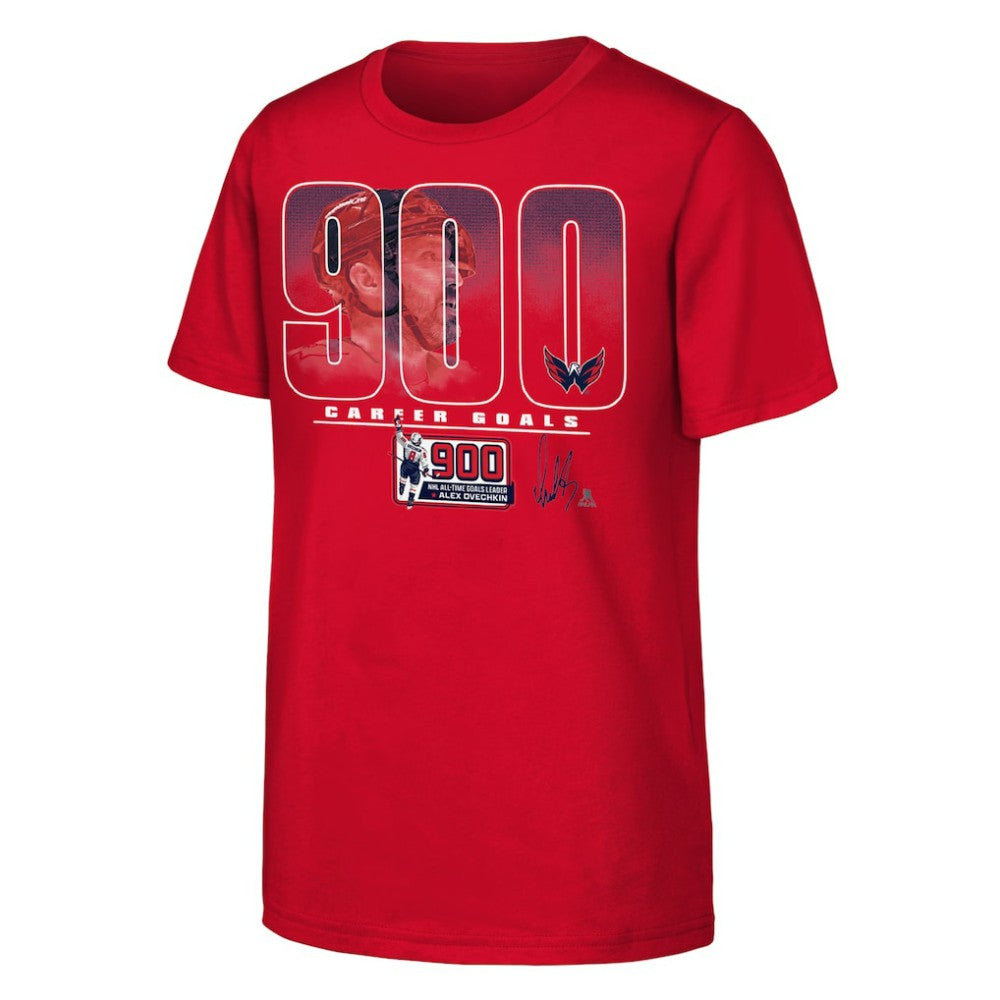 Alexander Ovechkin Washington Capitals Fanatics Youth 900th Career Goal T-Shirt