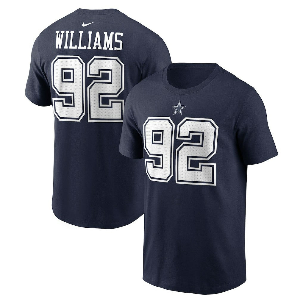 NFL Dallas Cowboys Quinnen Williams  Player Name & Number T-Shirt