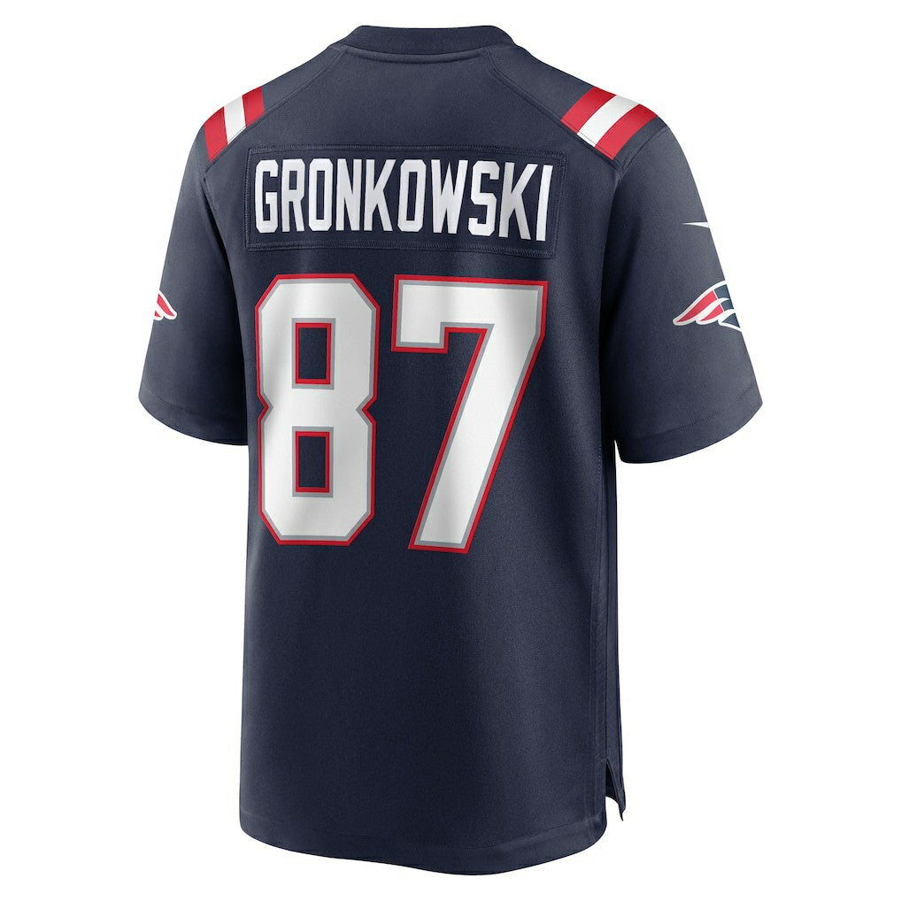 NFL New England Patriots Rob Gronkowski  Team Retired Player Game Jersey