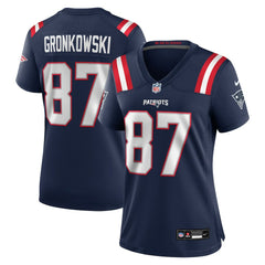 NFL New England Patriots Rob Gronkowski  Women's Team Retired Player Game Jersey