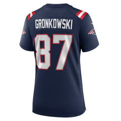 NFL New England Patriots Rob Gronkowski  Women's Team Retired Player Game Jersey