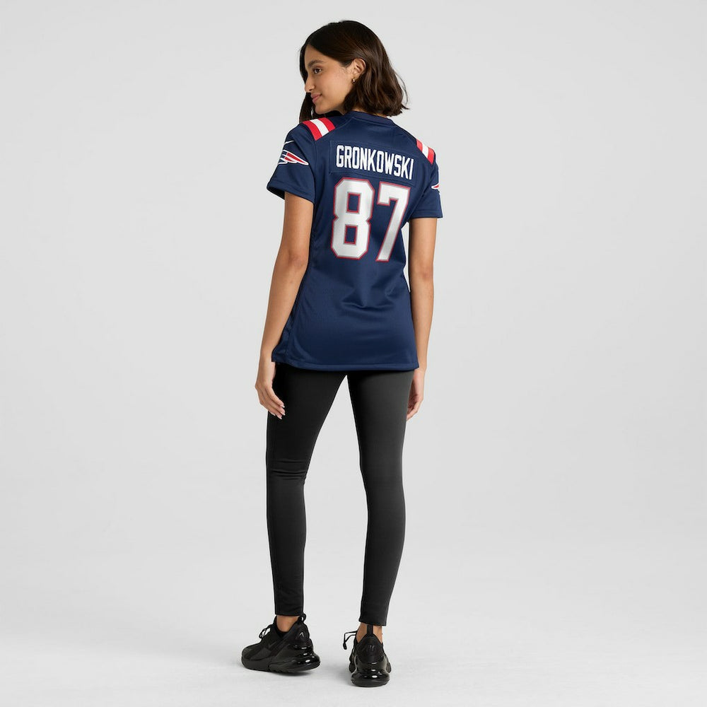 NFL New England Patriots Rob Gronkowski  Women's Team Retired Player Game Jersey