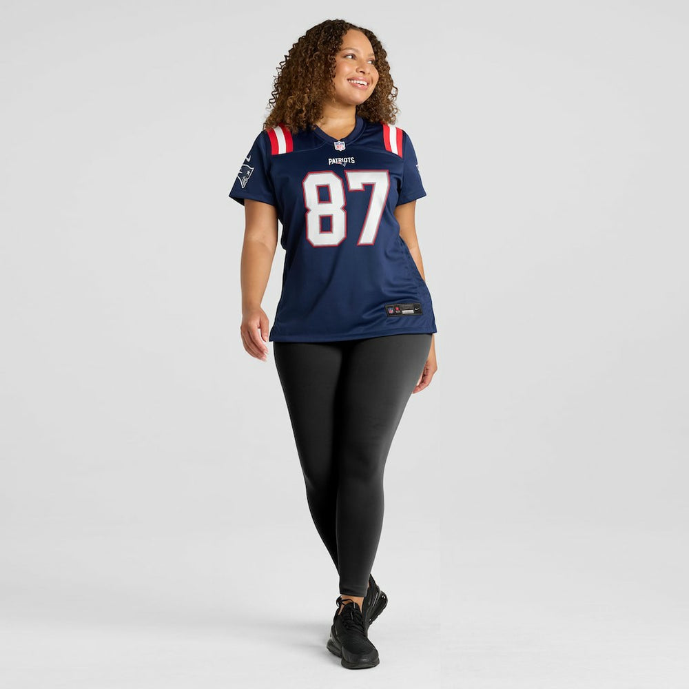 NFL New England Patriots Rob Gronkowski  Women's Team Retired Player Game Jersey