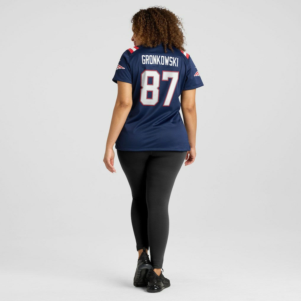 NFL New England Patriots Rob Gronkowski  Women's Team Retired Player Game Jersey