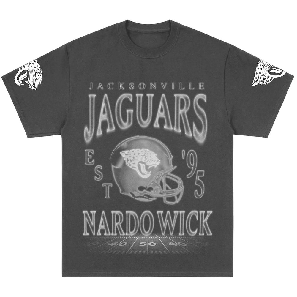 NFL Jacksonville Jaguars Nardo Wick Unisex Teal Smoke T-Shirt