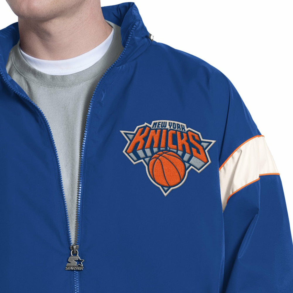 New York Knicks Starter The Gust Full-Zip Hooded Jacket - Royal for sale