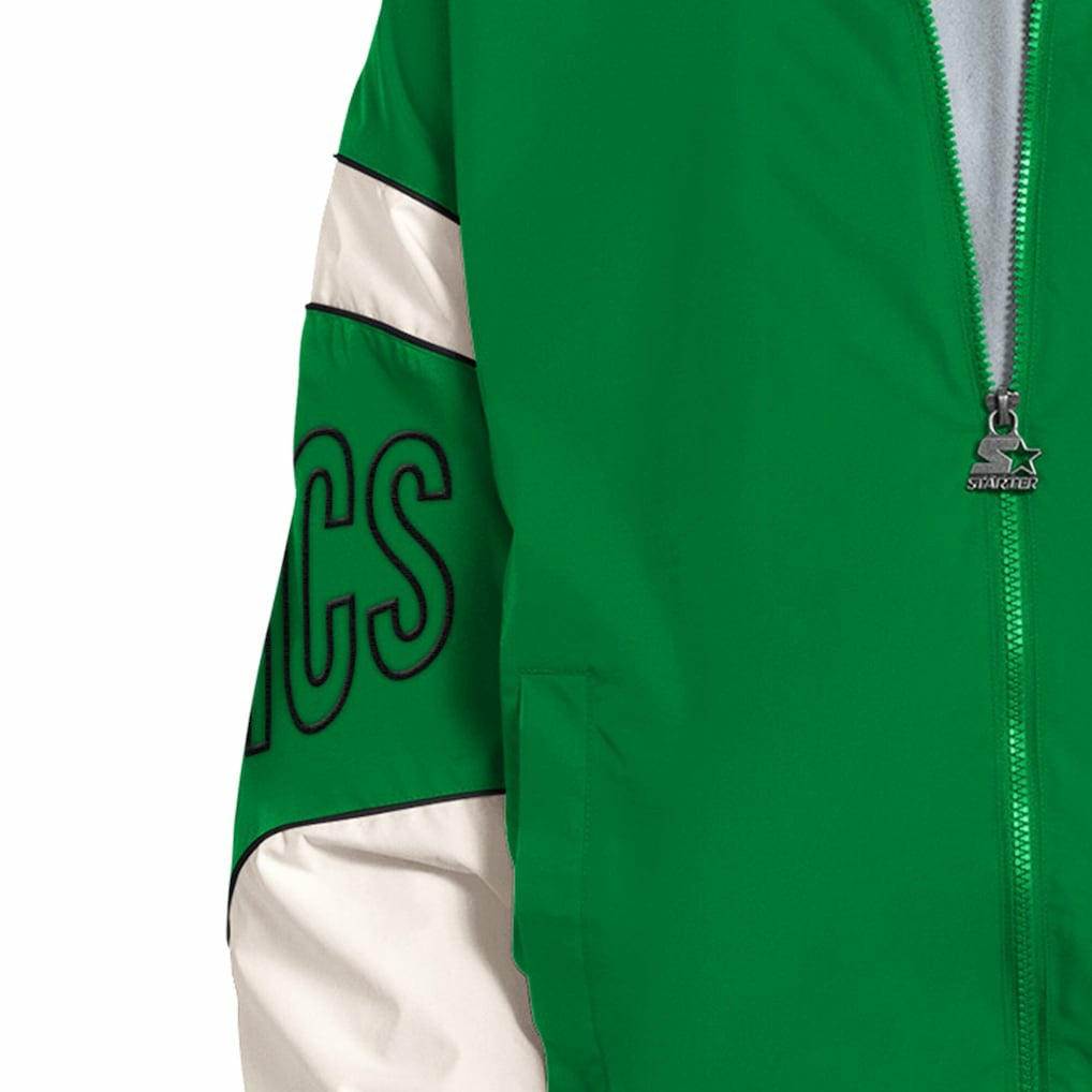 Boston Celtics Starter The Gust Full-Zip Hooded Jacket - Green on sale