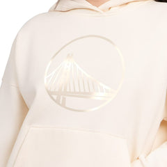 Golden State Warriors Starter Women's Pastel Relaxed Hoodie sale - Cream for sale