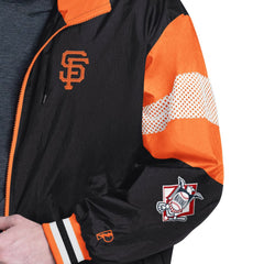 San Francisco Giants Pro Player Legacy Lightweight Full-Zip Hooded Jacket - Black/Orange
