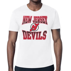 New Jersey Devils Starter Comic Style Team Graphic T-Shirt