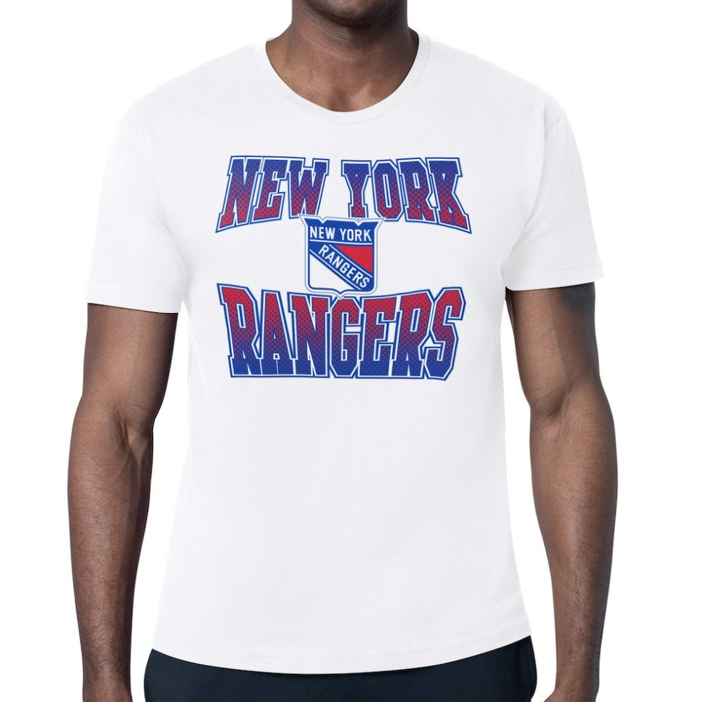 New York Rangers Starter Comic Style Team Graphic T-Shirt