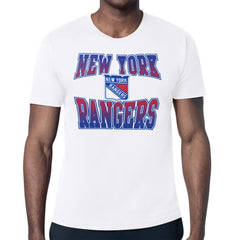 New York Rangers Starter Comic Style Team Graphic T-Shirt