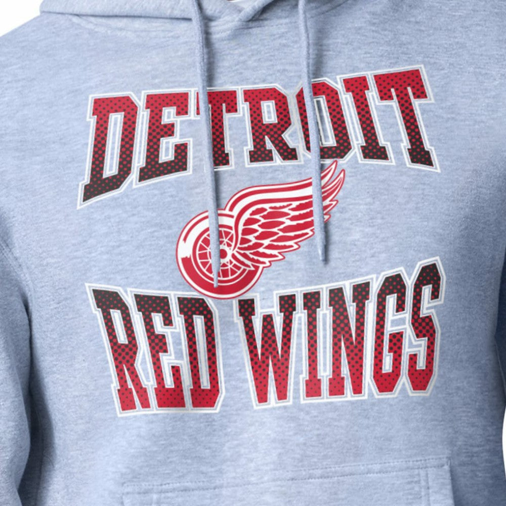 Detroit Red Wings Starter Comic Style Team Graphic Hoodie