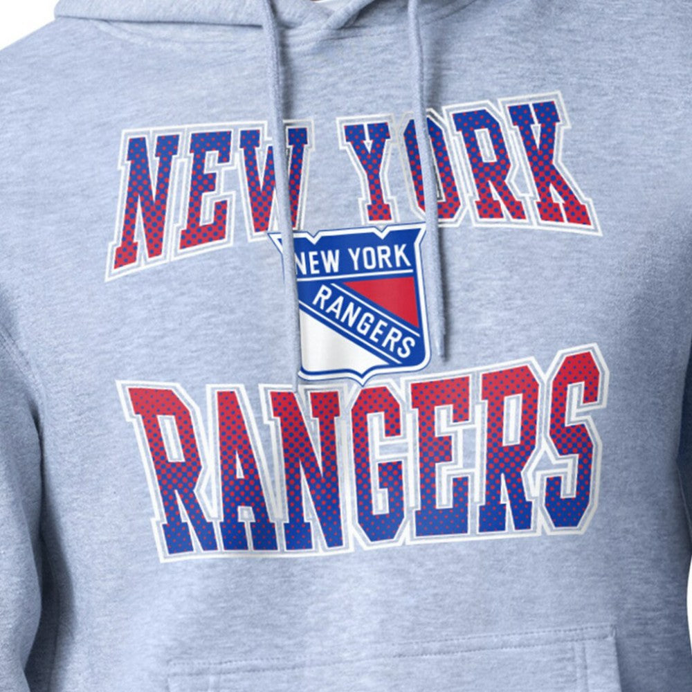 New York Rangers Starter Comic Style Team Graphic Hoodie