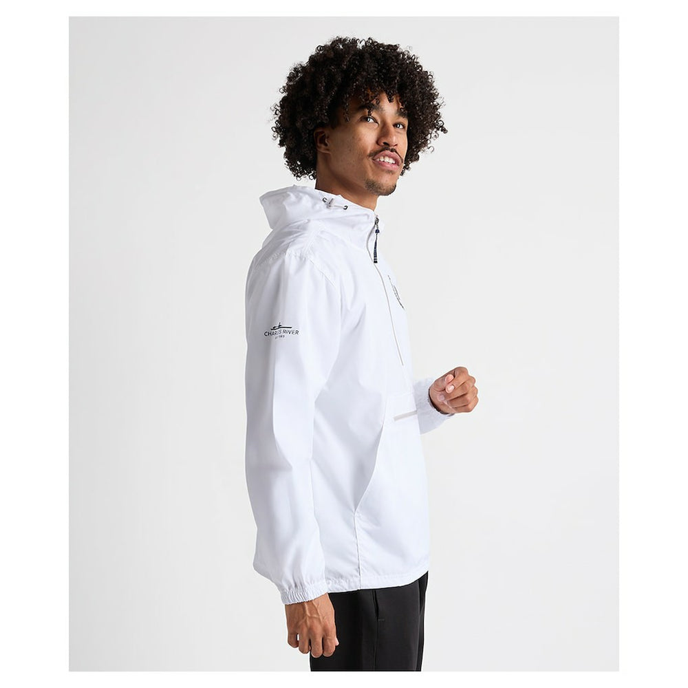 NFL New England Patriots Charles River x  Pack-N-Go Half-Zip Hoodie