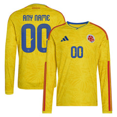 Colombia National Team FIFA x World Cup 2026 Home Replica Long Sleeve Custom Jersey / Soccer New
