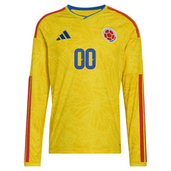 Colombia National Team FIFA x World Cup 2026 Home Replica Long Sleeve Custom Jersey / Soccer New