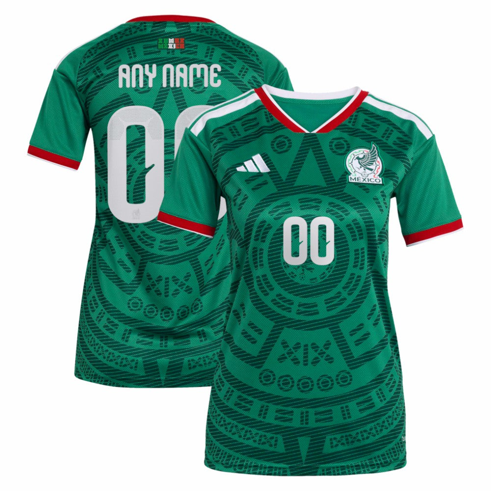 Mexico National Team Women's 2026 Home Replica Custom Jersey / Soccer Online
