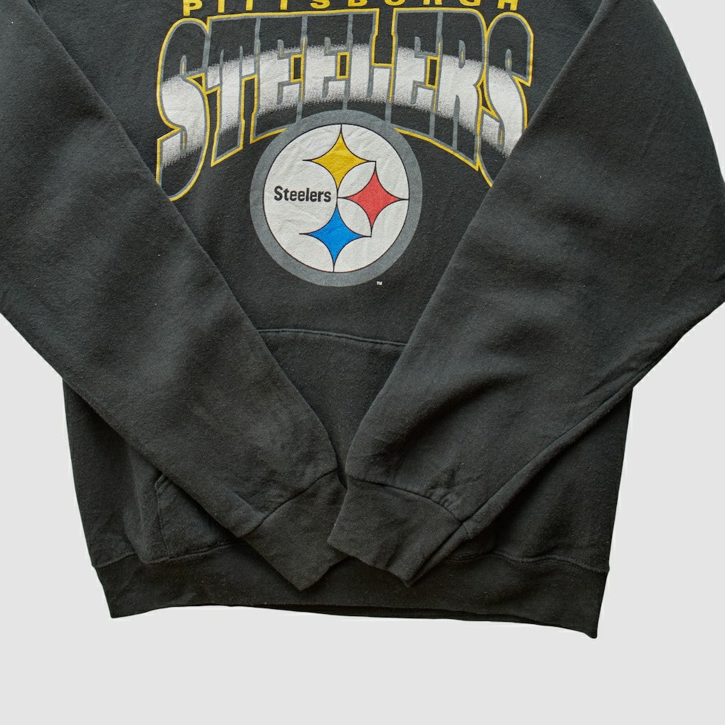 NFL Pittsburgh Steelers 90s Hooded Pullover Sweatshirt
