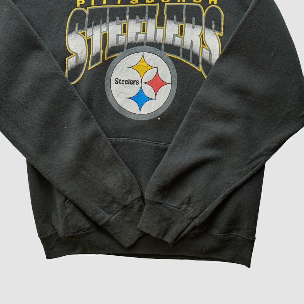 NFL Pittsburgh Steelers 90s Hooded Pullover Sweatshirt