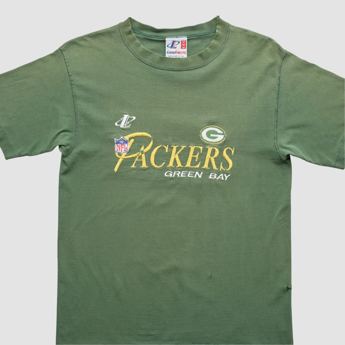 NFL Green Bay Packers Logo Athletic 90s T-shirt