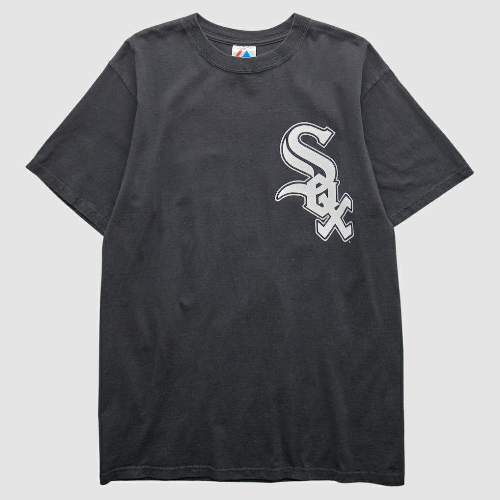 Chicago White Sox Majestic 2000s T-shirt - Black Vintage