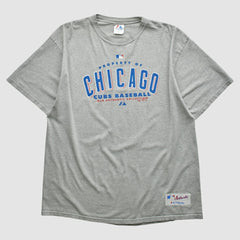Chicago Cubs Majestic 2007 T-shirt - Heather Gray Vintage