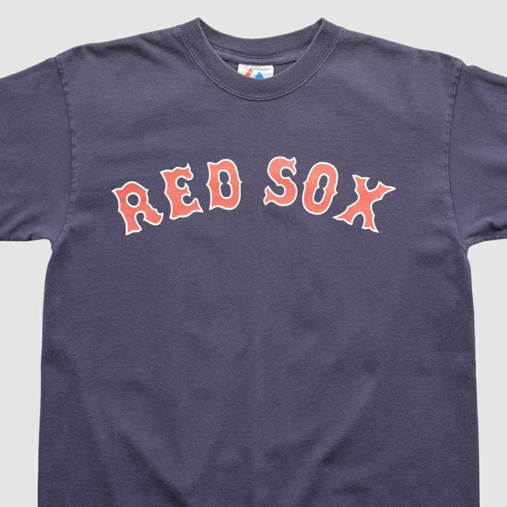 Boston Red Sox Majestic 2000s T-shirt - Navy Vintage